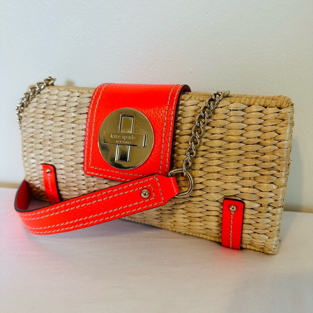 Vintage Kate Spade Wicker Handbag